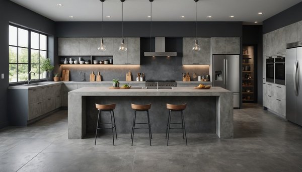 Béton ciré cuisine : matériaux, astuces et entretien efficaces